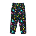 thumbnail image 5 of Daiia Geometric 1980s Styled Women's Sleep Pant with Pockets and Drawstring,Pajama Pants-X-Large, 5 of 9