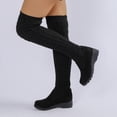 thumbnail image 5 of YOUYEDIAN Knee High Boots for Women Stretch Breathable Sock Booties Comfy Fashion Wedge Heel Shoes, 5 of 5