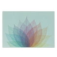 thumbnail image 3 of Abstract Cutting Board, Leaf Abstract Art 4 Season Flora Delicate and Nature Theme, Decorative Tempered Glass Cutting and Serving Board, Small Size, Yellow Red Green, by Ambesonne, 3 of 5