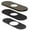 Satin Black, variant on Gerber DA667229 6-5/16" Escutcheon Plate - Chrome