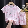 thumbnail image 2 of Girls Summer Outfits Graphic Letter Print T Shirt Short Sleeve Top & Biker Shorts with Side Pocket 2Pcs Clothing Sets 6-12 Months 12-24 Months 2t 3t 4t 5t 6t 7t 8t 9t Children 5-6 Years, 2 of 4