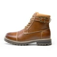 thumbnail image 2 of Bruno Marc Men's Motorcycle Combat Oxford Boots Fur Lining Warm Zipper Style, 2 of 8