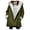 Gray, variant on Homenesgenics Ladies Warm Faux Fur Winter Coats for Women Plus Size Womens Ladies Warm Faux Furry Long Coat Jacket Winter Solid V-Neck Outerwear