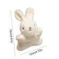 thumbnail image 3 of KOYPTL Bunny Stuffed Animals Toys Palm-Sized Adorable Rabbit Plush Doll Holiday Party Supplies Xmas Valentines Day Easter Gifts for Women Girls Boys Family Friends, 3 of 6