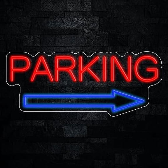 Parking Neon LED Sign 24"L x 10"H #32553