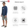 thumbnail image 4 of Camiseta de Protección Solar Quiksilver Manga Larga UPF 50 Azul Ensign Talla L, 4 of 7