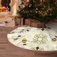 thumbnail image 5 of KLL Christmas Tree Skirt,Party Decorations Farmhouse for Christmas Decorations Holiday Party 36" -Sweet Bee, 5 of 6