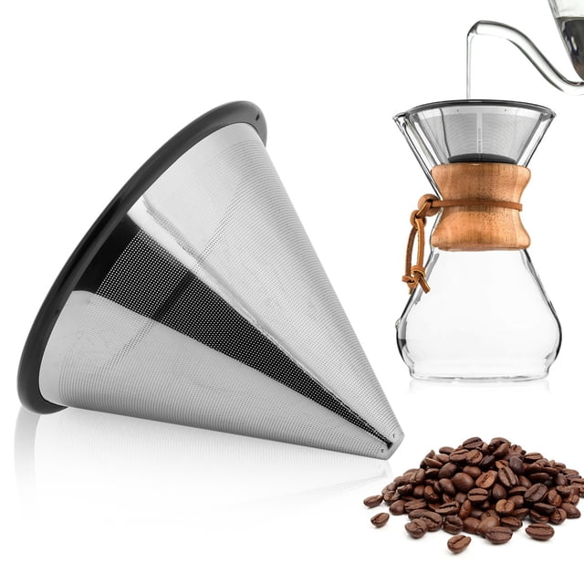 Filtro de Café Reutilizable de Acero Inoxidable YJ-99A3 Jadeshay