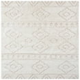 thumbnail image 5 of SAFAVIEH Sparta Siomha Geometric Polyester Shag Area Rug, Ivory/Beige, 4' x 6', 5 of 8