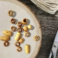 thumbnail image 6 of Natural Wood Large Hole Beads for European Crafts and DIY Jewelry Accessories, 6 of 9