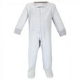 thumbnail image 3 of Touched by Nature Baby Boy Organic Cotton Zipper Sleep and Play 3pk, Truck, 6-9 Months, 3 of 4