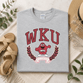 thumbnail image 2 of Leaf Wku Western Kentucky University Cozy Crewneck Graphic T-Shirt, 2 of 6