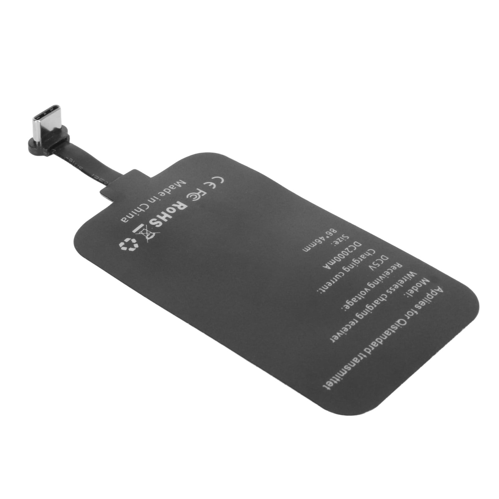 Wireless Charging Adapter, Ultra Thin Lightweight Safe Type C Wireless Charger  for Travel