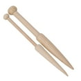 thumbnail image 2 of DIY Weaving Tool Wool Short Rod Woven Sweater Scarf Tapestry Wood Stick Needle, 2 of 8