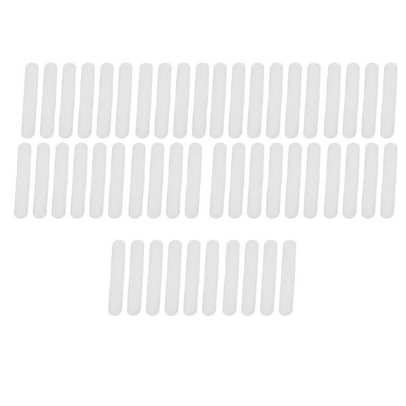 50 Pieces Disposable Cap Liner Moisture Wicking Sweatband Visor Hat Adhesive Sweat Absorbing Strips Tape,White