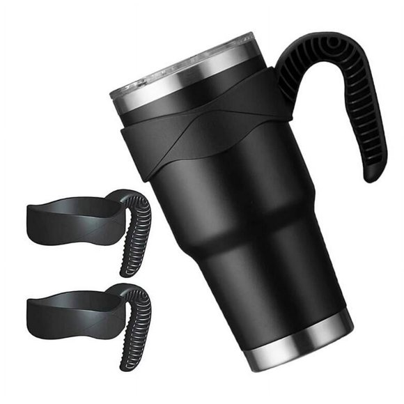 POINTERTECK Tumbler Handle 30 oz  Durable Non-Slip Travel Mug Handle  Black