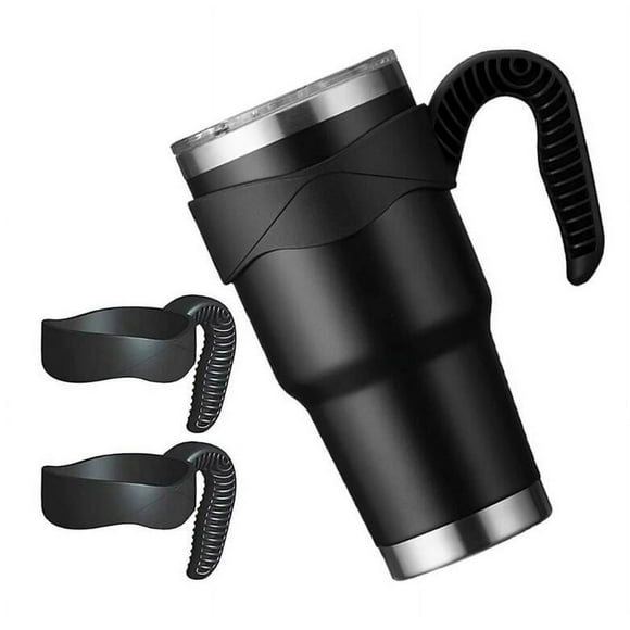 POINTERTECK Tumbler Handle 30 oz Durable Non-Slip Travel Mug Handle Black