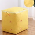 thumbnail image 1 of Bolsa de almacenamiento Youfen de tela no tejida con cremallera (55 x 55 x 45 cm) | Organizador resistente para colchas y ropa con asas reforzadas | Bolsa de mudanza plegable impermeable para, 1 of 7
