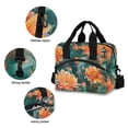 thumbnail image 5 of joogoo Cactus Flowers Insulated Lunch Bags Reusable Cooler Box with Shoulder Strap, 5 of 6