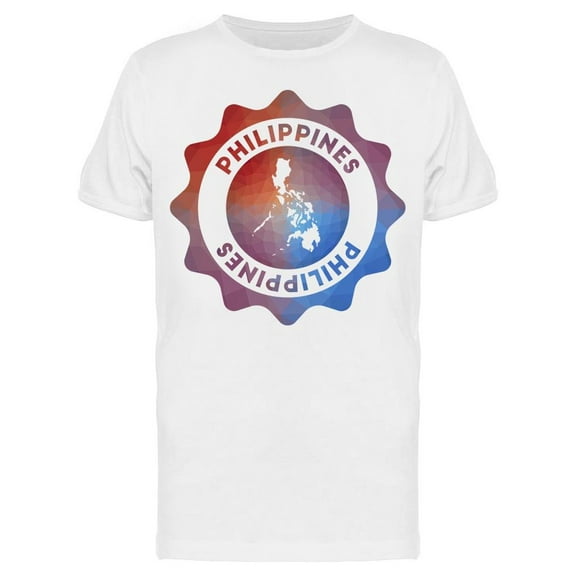 Philippines Low Poly T-Shirt Men -Image by Shutterstock, Male XX-Large