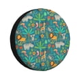 thumbnail image 1 of Balery Jungle Animals Cubiertas para Neumáticos - Protector Resistente para Neumáticos de Camioneta, SUV, Remolque, Camper y RV-16 inch, 1 of 6