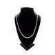 thumbnail image 3 of Collar con colgante de clavícula de eslabones, collar con colgante de plata ajustable brillante brillante para mujer, plata femenina, 3 of 8