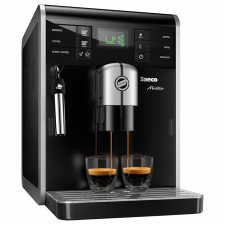 Saeco Super Automatic Espresso Machine with Manual Milk Frother Moltio