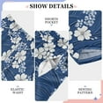 thumbnail image 6 of FORMRS Kids Pajama Pants with Pockets Size 9-10Y Boys Lounge Sleep Bottoms, Floral Ocean Waves, 6 of 8