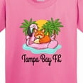 thumbnail image 4 of Inktastic Tampa Bay Florida Flamingo Youth T-Shirt, 4 of 5