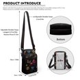 thumbnail image 6 of HELLHERO Crossbody Sling Bags for Adults Polyester Crossbody Sling Bag with 2 Zippers, 6 of 7