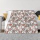 thumbnail image 1 of Fotbe Paisley Floral Manta de Franela con Estampado, Manta Ultrasuave para Cama, Sofá, Auto, Hipoalergénica y Antibolitas-60"x50", 1 of 6
