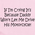 thumbnail image 2 of CafePress - Drive My Daddys Motorcycle Infant Bodysuit - Baby Light Bodysuit, Size Newborn - 24 Months, 2 of 4