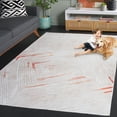 thumbnail image 5 of SAFAVIEH Malibu Cordelia Geometric Machine Washable Area Rug, Beige/Rust, 9' x 12', 5 of 13