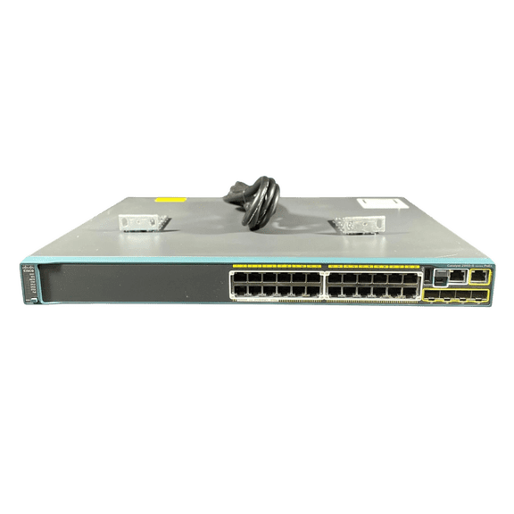 Restored Cisco WS-C2960S-24PS-L 24 Port PoE+ Gigabit Switch (Refurbished)