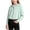 Green#2, variant on Juesizh UPF50 Girls Long Sleeve Shirts Solid Color Summer Sun Shirt Casual Fashion Hooded Sun Protection Rash Guard