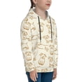 thumbnail image 3 of Pofeuu Funny Pigs Print Kids Pullover Hoodies Warm Thick Hooded Sweatshirt with Packet for Boys Girls-Medium, 3 of 6