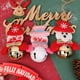 thumbnail image 4 of Adornos de muñecos de peluche navideños, campanas colgantes, muñeco de nieve, muñecos de peluche de Papá Noel, colgante para árbol de Navidad, decoración de Año Nuevo, regalos, 4 of 6