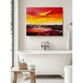 thumbnail image 6 of Abstract Art Canvas Print Wall Art Red Black Color Block Framed Canvas Art Wall Decor Modernism Pictures Painting Morden Artwork for Living Room Bedroom, Ready to Hang - 12"x16", 6 of 6