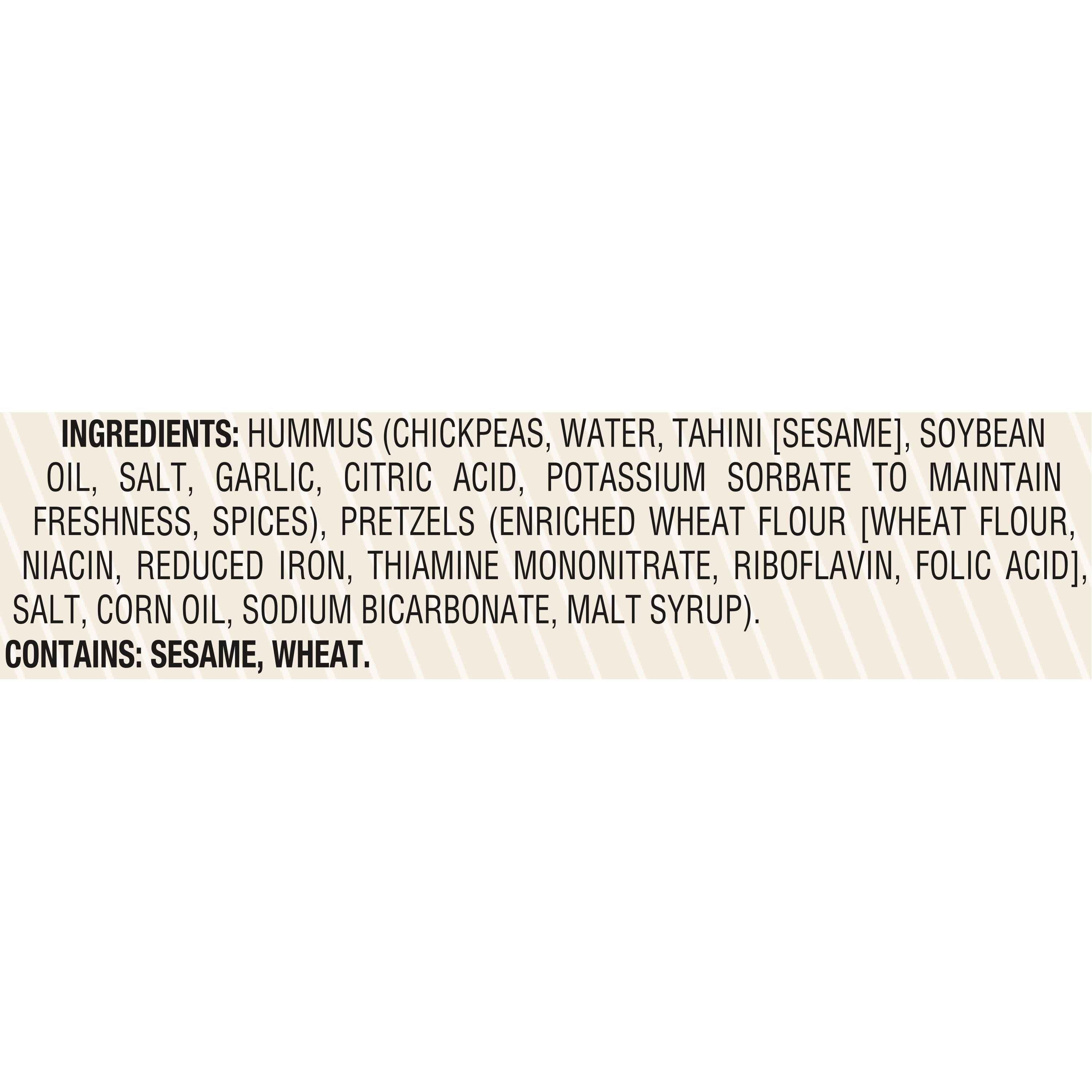 Sabra Smart Snackers Classic Fresh Hummus Dip with Pretzels, Non-GMO, Gluten Free, Vegan On-the-Go Hummus, 4.56oz Cup (1 Count)