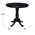 thumbnail image 6 of 36" Round Top Pedestal Table, 36"H, 6 of 6