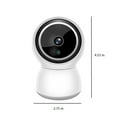 thumbnail image 3 of Lingouzi WiFi Light Bulb Camera 080P Tilt Wireless 2.4Ghz 360 Degree E27 Panorami 360 Degree View Lens Night Vision Human Motion Det, 3 of 7