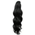 thumbnail image 2 of Dengmore 24 Inch Ponytail Extension Claw Long Curly Wavy Tail Natural Soft Clip In Hair Extension Synthetic Hairpiece For Women Natural Looking Wigs for Daily Party, 2 of 3
