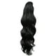 thumbnail image 2 of Peluca con extensión de coleta de 24 pulgadas, con pinza, cola larga, rizada y ondulada, suave y natural, extensiones de cabello sintético para mujer con bandas., 2 of 2