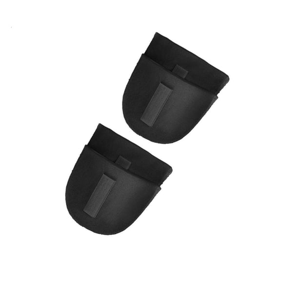 2 Pairs Breathable Sponge Pads Set-in Shoulder Pads 1cm Thickness Suit Shoulder Pads Sewing Supplies for Men and Women