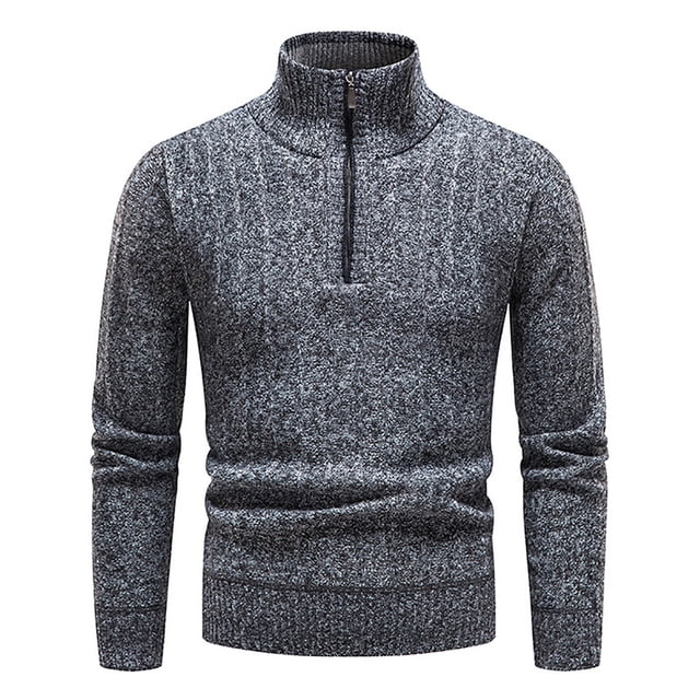 Chaqueta de lana con capucha de suéter casual de otoño invierno de moda para hombres Pompotops oipoqjl36699