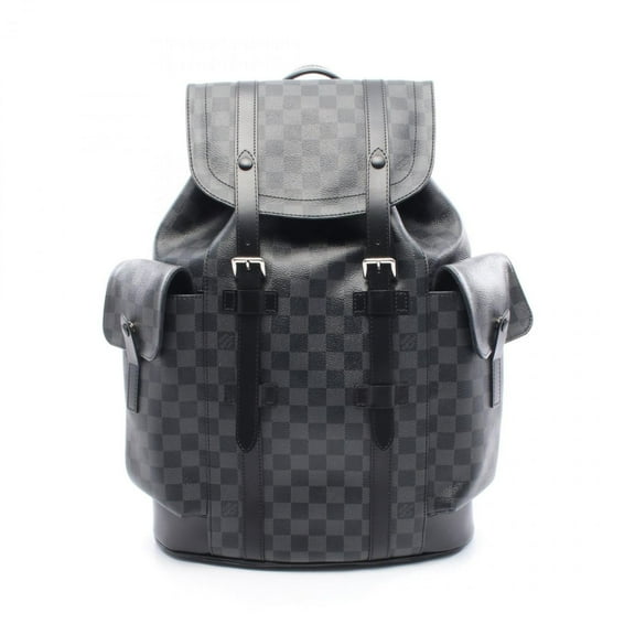 Pre-Owned Louis Vuitton Christopher PM Backpack, Coated Canvas and Leather with... (Good)