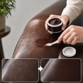 thumbnail image 5 of ZENVIVE Brown Leather Recoloring Balm, Leather Color Restorer Conditioner with Tools, Leather Repair Kits for Vinyl Furniture, Sofa, Car Seats, Shoes - Repair Color on Faded & Scratched, 50ml, 5 of 6