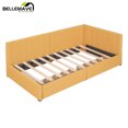 thumbnail image 5 of Bellemave Yellow Upholstered Wood Twin Size Daybed with 2 Storage Drawers, Twin Size Linen Upholstery Daybed Sofa Bed Frame, No Box Spring Needed, 5 of 8