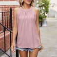 thumbnail image 4 of HADST Women's Summer Crew Neck Sleeveless Tank Tops - Breathable Shirts, Sizes M-3XL, Ideal for Everyday Wear, 4 of 5