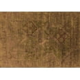 thumbnail image 1 of Ahgly Company Machine Washable Indoor Rectangle Oriental Orange Industrial Area Rugs, 2' x 4', 1 of 4